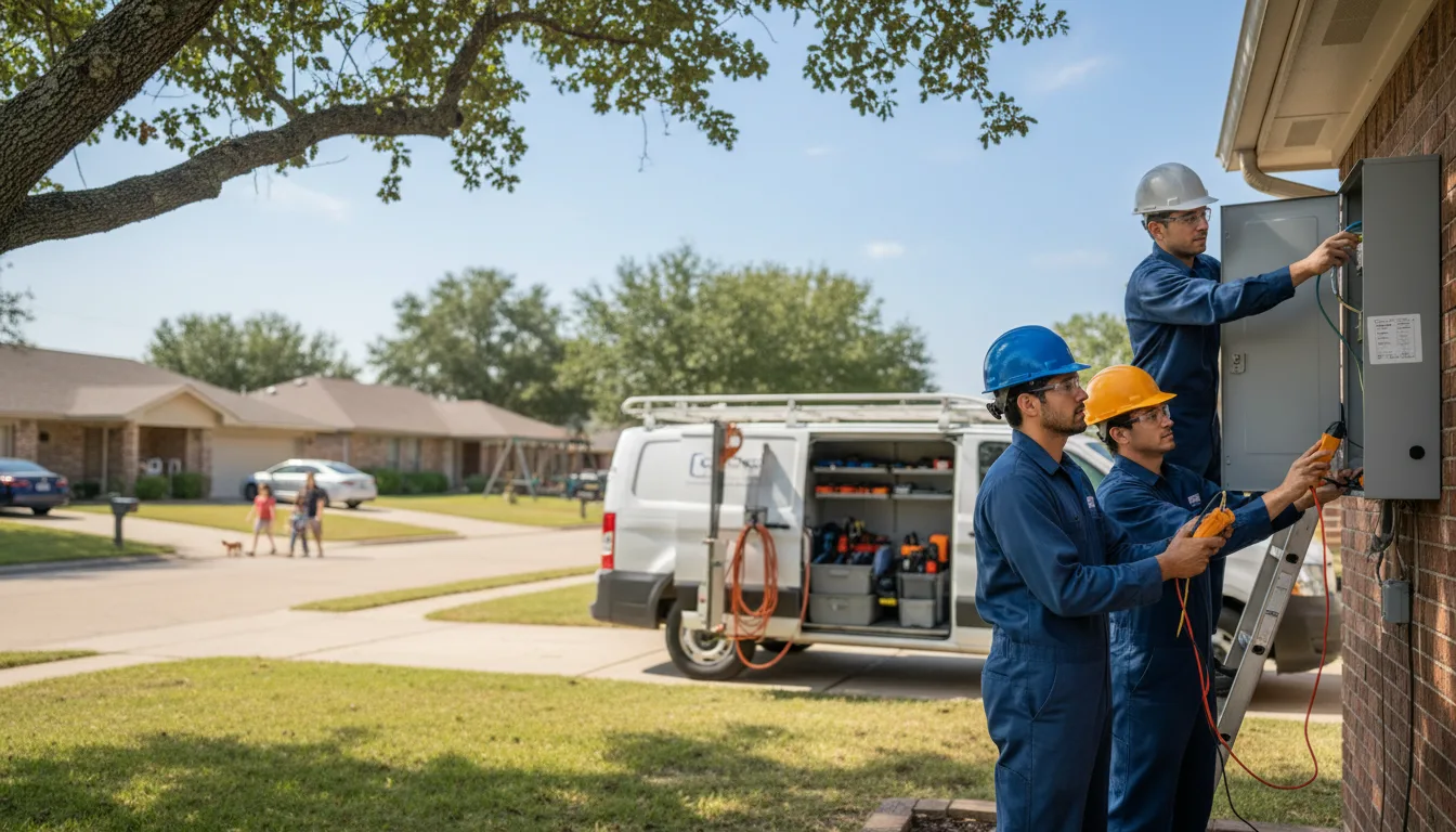 Certified electrician providing emergency electrical services in Young America, MN